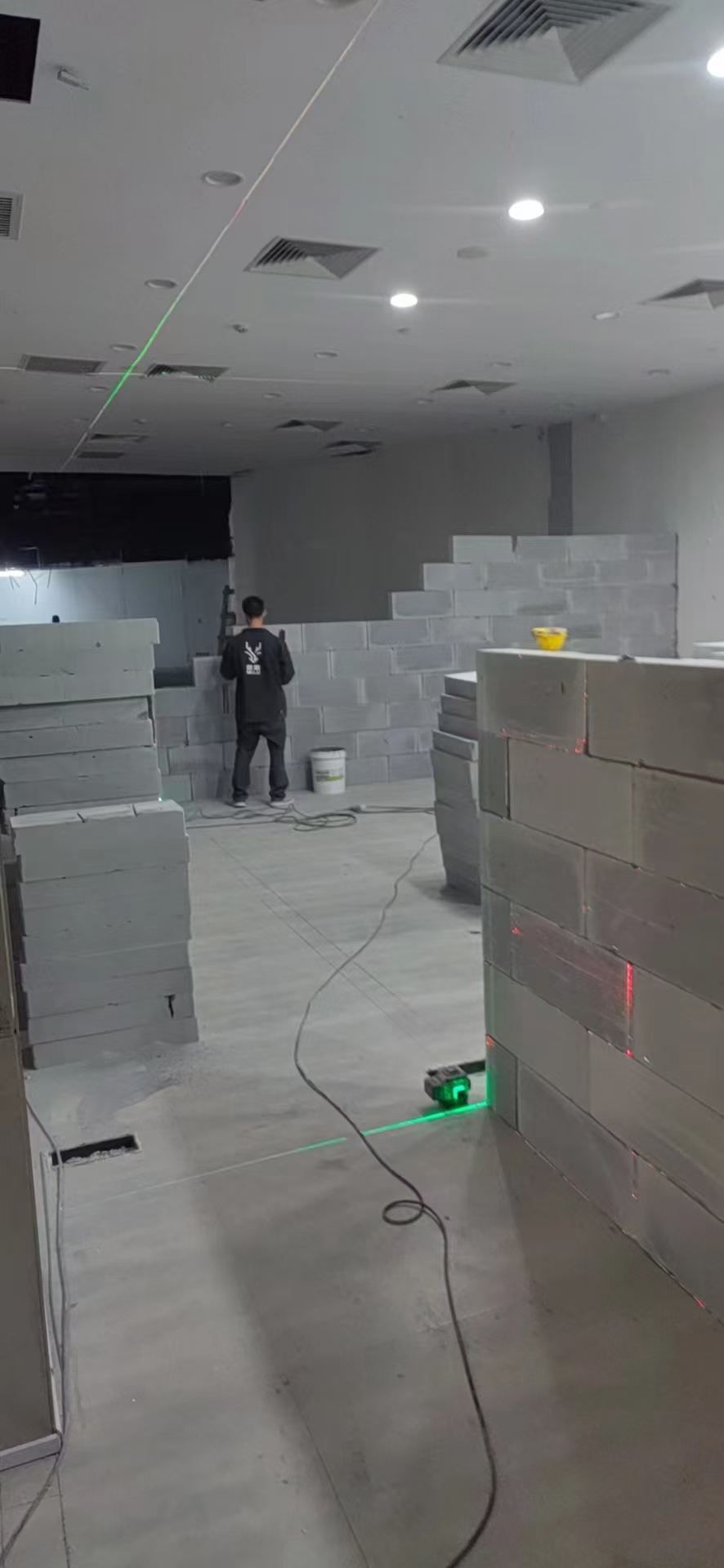 轻质砖隔墙现场参考图 3
